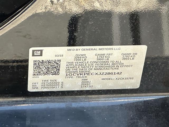 2018 Chevrolet Silverado - $20,495