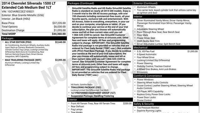 2014 Chevrolet Silverado 1500 LT