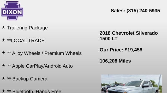 2018 Chevrolet Silverado 1500 LT Z71