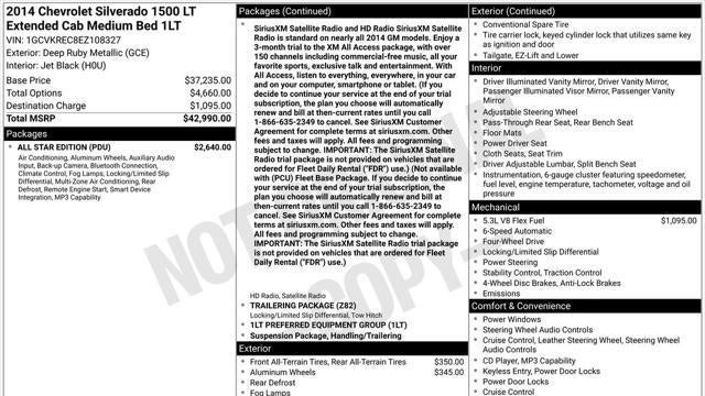 2014 Chevrolet Silverado 1500 LT