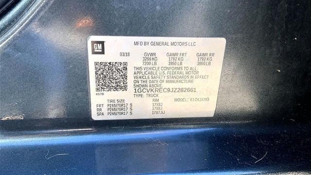 2018 Chevrolet Silverado 1500 LT