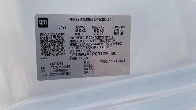 2024 Chevrolet Express 2500