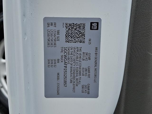 2025 Chevrolet Express - $33,995