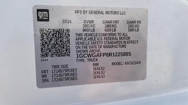 2024 Chevrolet Express 2500
