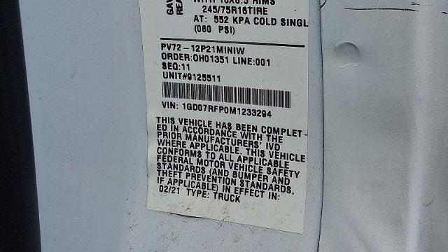 2021 GMC Savana 3500