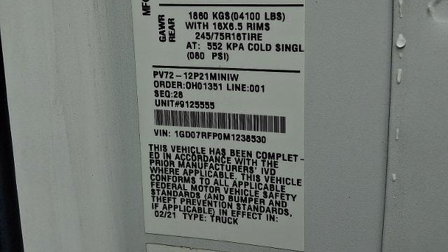 2021 GMC Savana 3500
