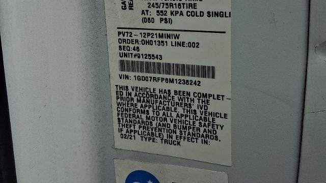 2021 GMC Savana 3500