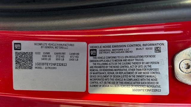 2022 GMC Sierra 3500HD CC SLE