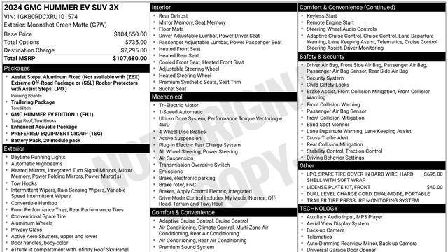 2024 GMC HUMMER EV SUV 3X
