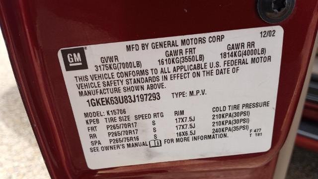 2003 GMC Yukon Denali