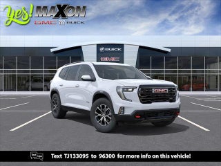 2026 GMC Acadia with Glacier White Tricoat Exterior