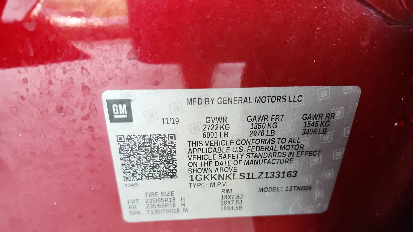 2020 GMC Acadia SLE