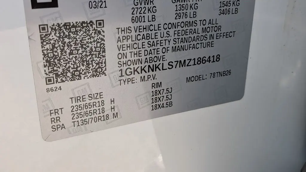 2021 GMC Acadia SLE