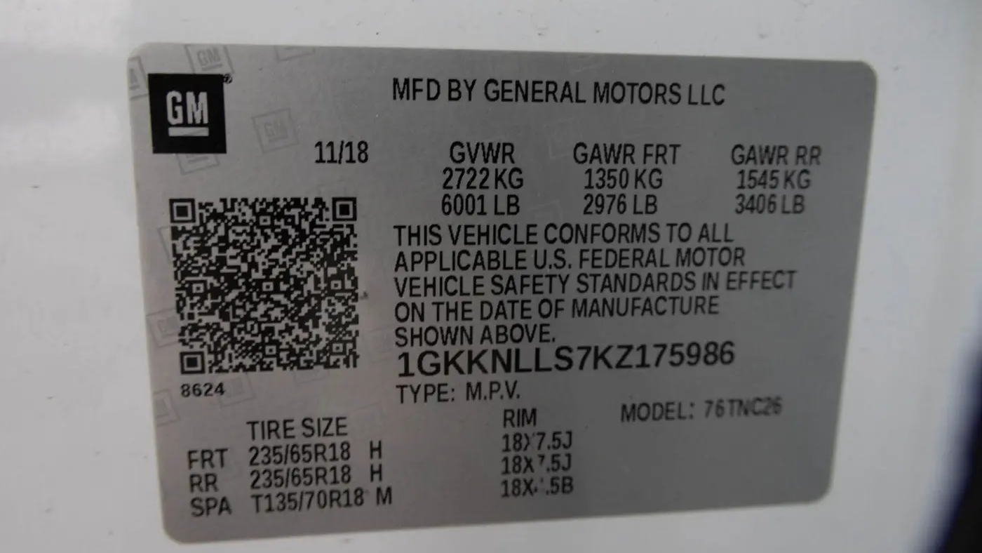 2019 GMC Acadia SLE-2