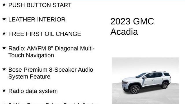 2023 GMC Acadia SLT