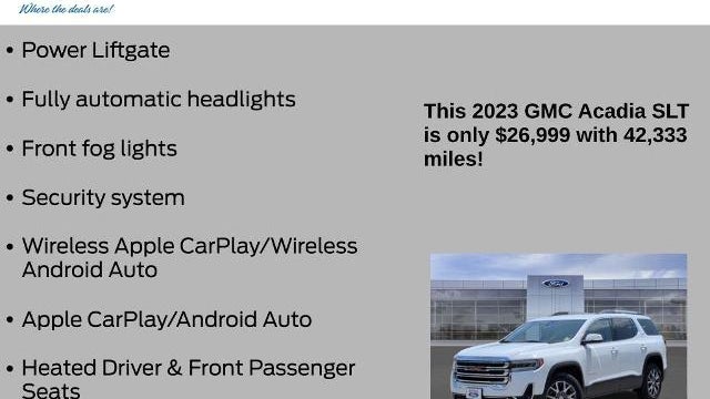 2023 GMC Acadia SLT