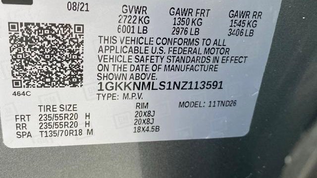 2022 GMC Acadia SLT
