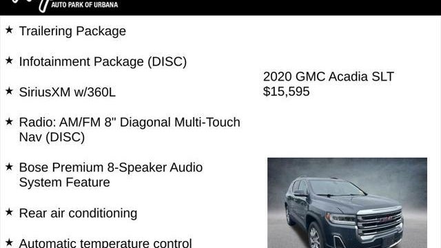 2020 GMC Acadia SLT