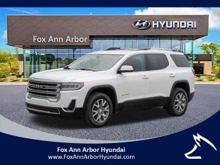 2021 GMC Acadia with White Frost Tricoat Exterior