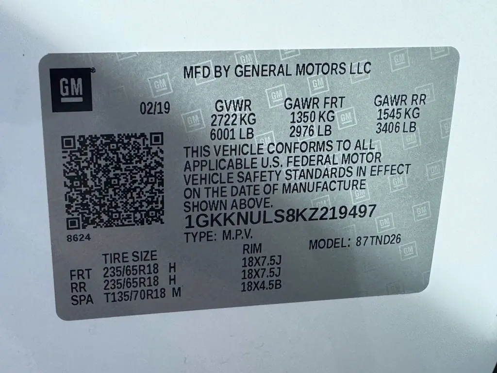 2019 GMC Acadia - $14,000