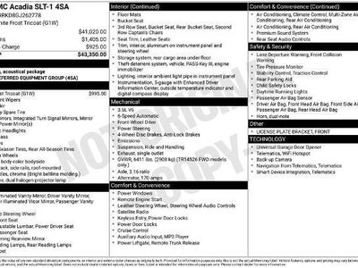 2016 GMC Acadia SLT-1 4DR SUV