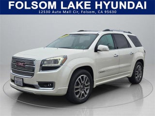 2013 GMC Acadia with White Diamond Tricoat Exterior