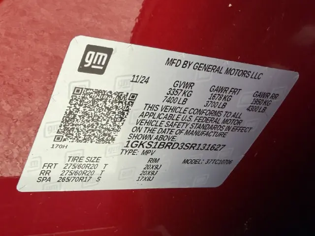 2025 GMC Yukon - $59,231