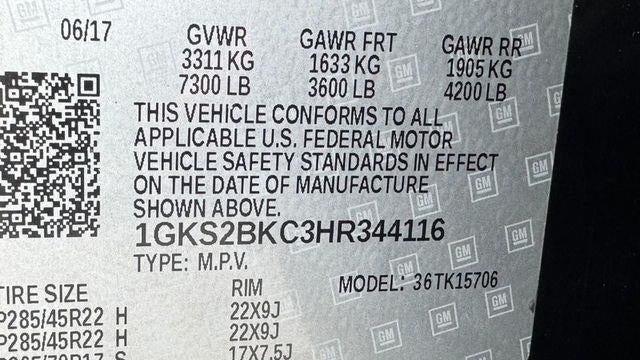 2017 GMC Yukon SLT