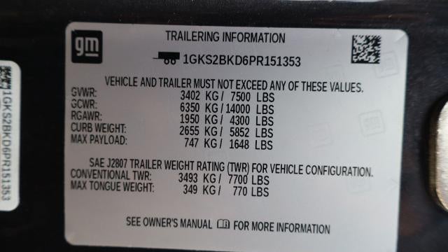 2023 GMC Yukon SLT