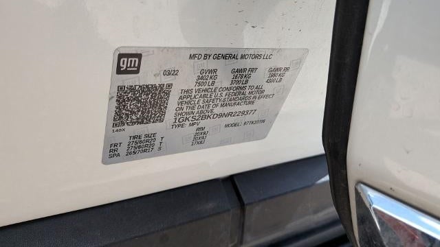 2022 GMC Yukon SLT