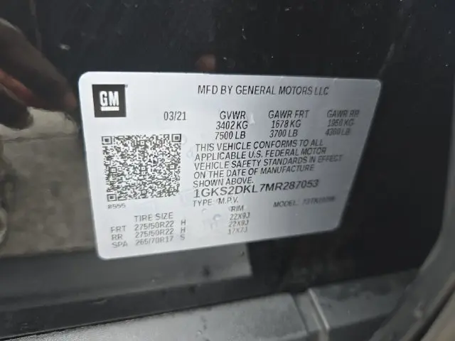 2021 GMC Yukon - $47,228