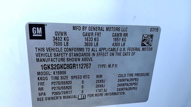 2016 GMC Yukon XL SLT
