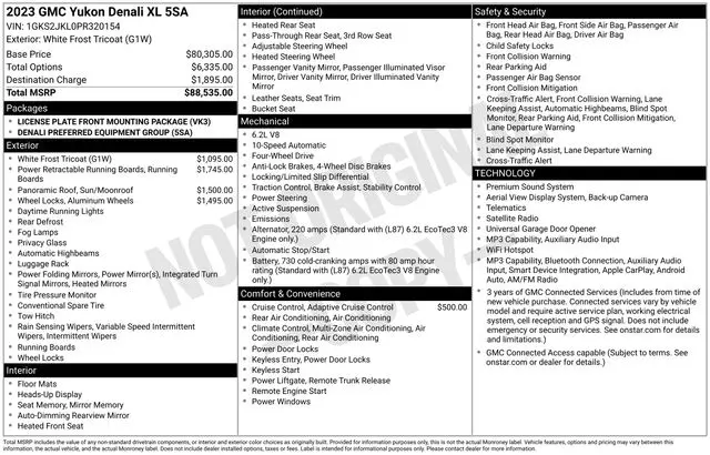 2023 GMC Yukon XL Denali — photo 1 of 1