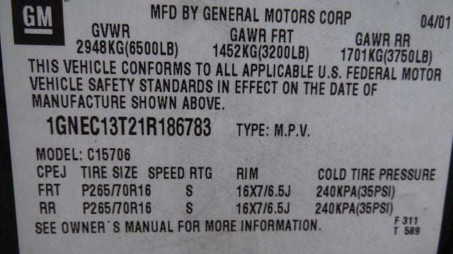2001 Chevrolet Tahoe LS