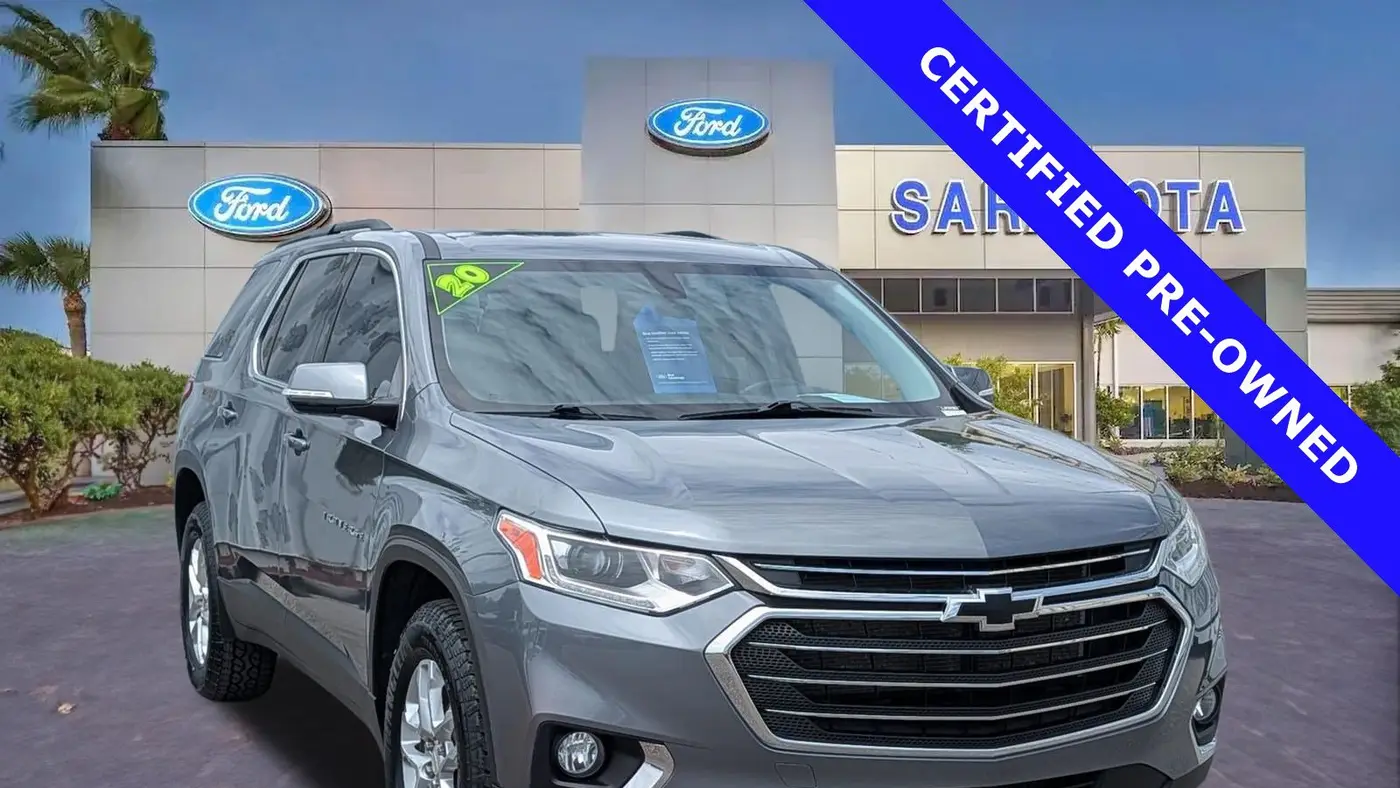 Preowned 2020 Chevrolet Traverse LT Cloth for Sale