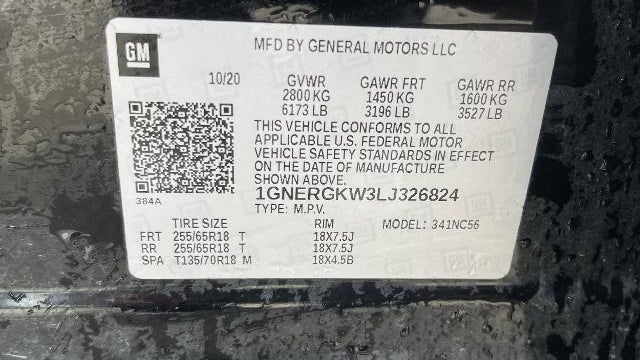 2020 Chevrolet Traverse LT Cloth
