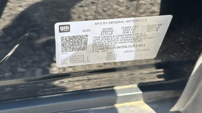 2022 Chevrolet Traverse LT Cloth