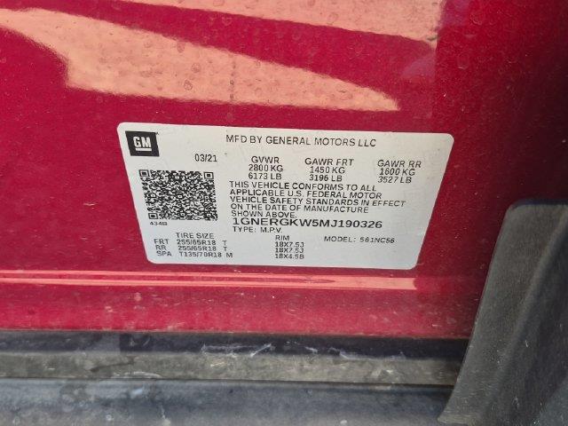 2021 Chevrolet Traverse - $16,557