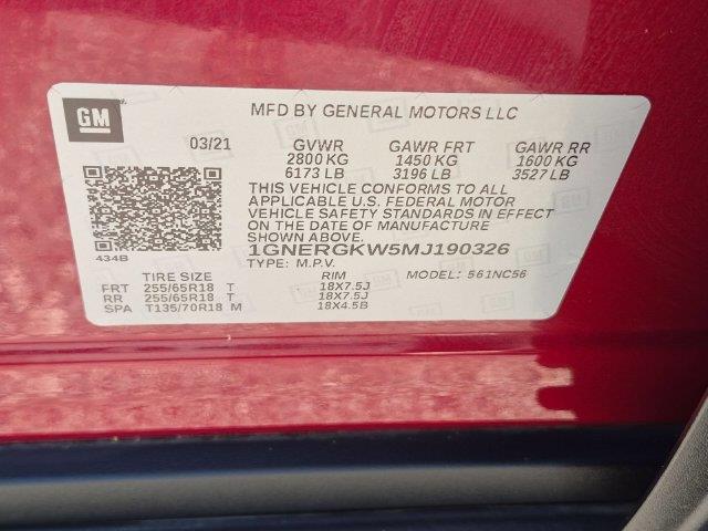 2021 Chevrolet Traverse - $16,557