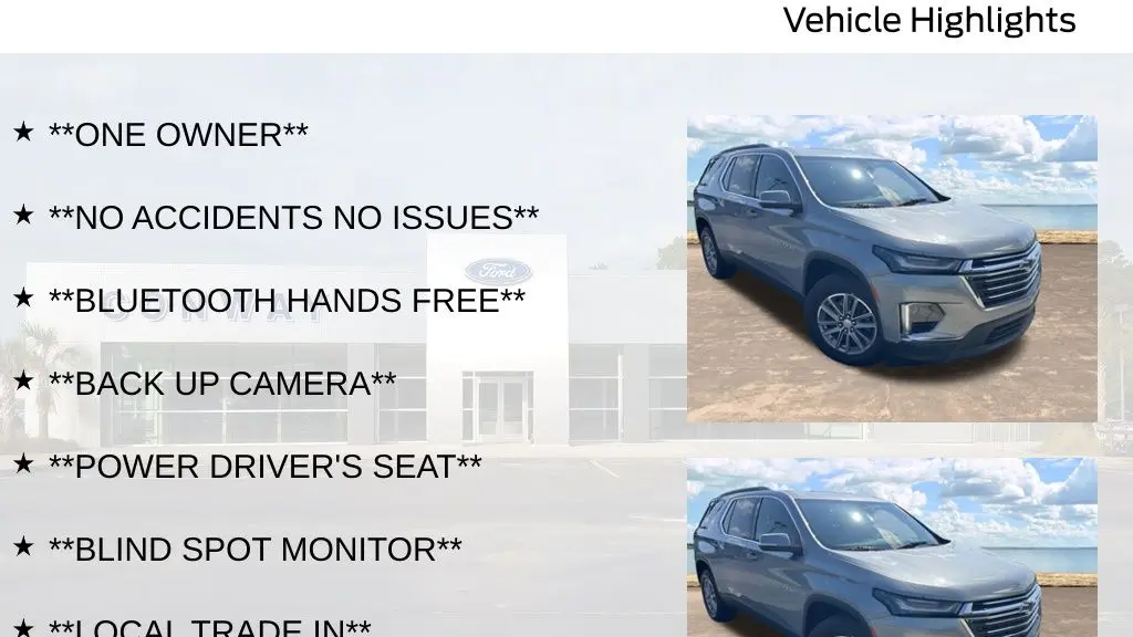 2023 Chevrolet Traverse LT Cloth