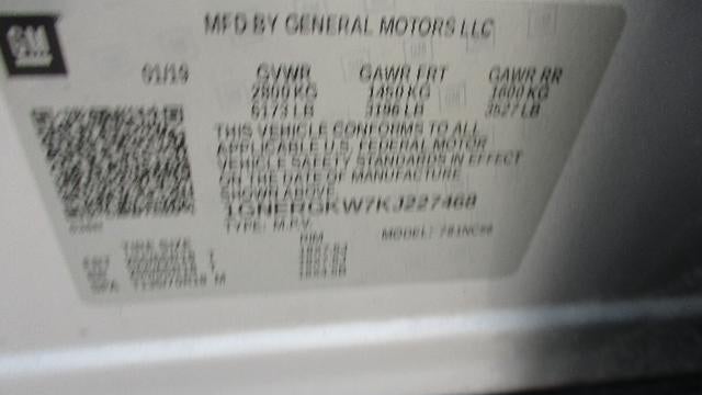 2019 Chevrolet Traverse LT Cloth