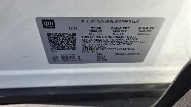 2023 Chevrolet Traverse RS