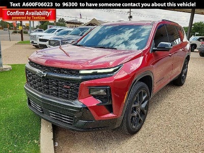 Photo of a 2026 Chevrolet Traverse RS 4DR SUV for sale