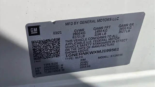 2021 Chevrolet Traverse High Country