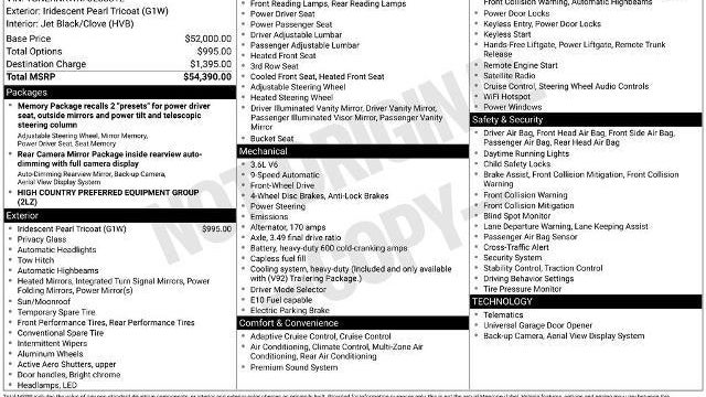 2023 Chevrolet Traverse High Country
