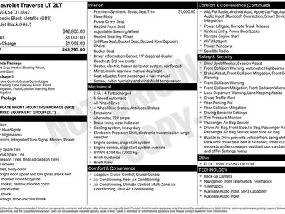 Photo of a 2026 Chevrolet Traverse 4X4 LT 4DR SUV for sale