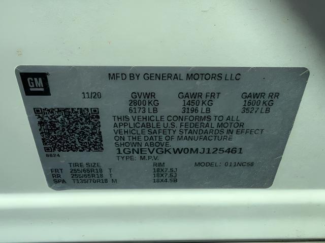 2021 Chevrolet Traverse - $20,213