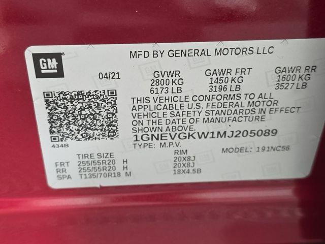 2021 Chevrolet Traverse - $24,731