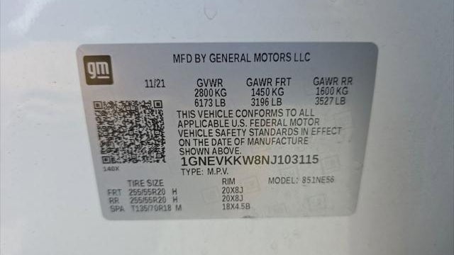 2022 Chevrolet Traverse Premier