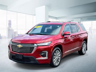 2023 Chevrolet Traverse with Radiant Red Tintcoat Exterior